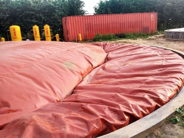 紅膜軟體沼氣池