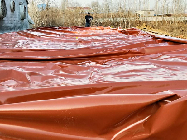 紅膜軟體沼氣池