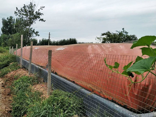 紅膜軟體沼氣池